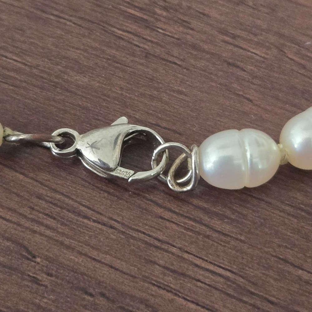 Honora Collection Pearl Necklace Womens 18in Sterling Silver 925 Clasp - Picture 5 of 9